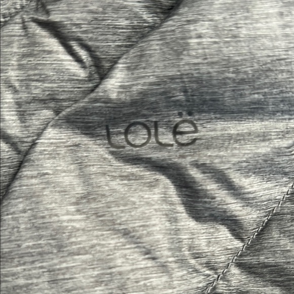 Lole Gray Quilted Packable Light Weight Puffer Jacket Size Large - Picture 6 of 13